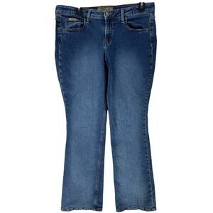 Femme Bootcut Jeans Womens Size 14 Blue Denim Mid Rise Cotton Blend Y2K Retro